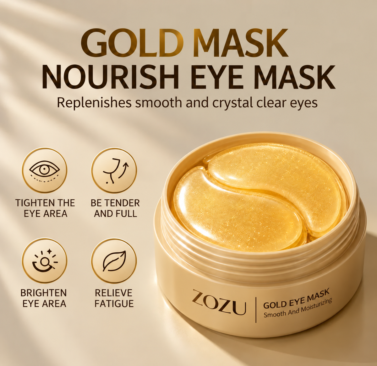 Zozu Smooth Revitalizing Under Eye Masks