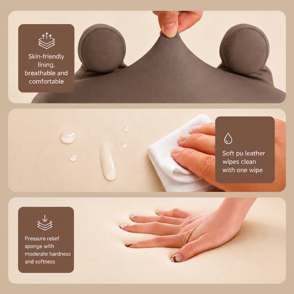 ComfortNest Heated Neck Pillow Massager